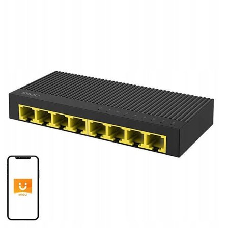 Switch - hub ethernet - injektor Imou - SG108C - omkopplare