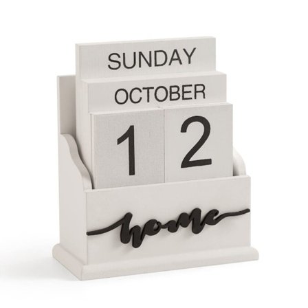 Perpetual Calendar Wooden Blocks Kalenterin koristelu