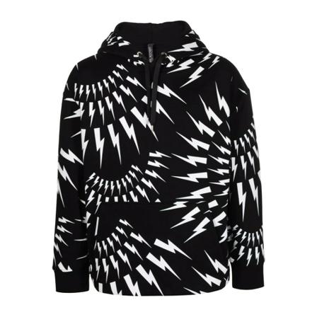 Neil Barrett Hoodie Sort, Herre