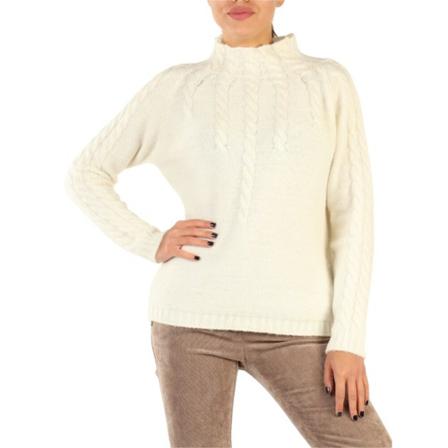 Manila Grace, Turtlenecks Beige, Dames, Maat:M