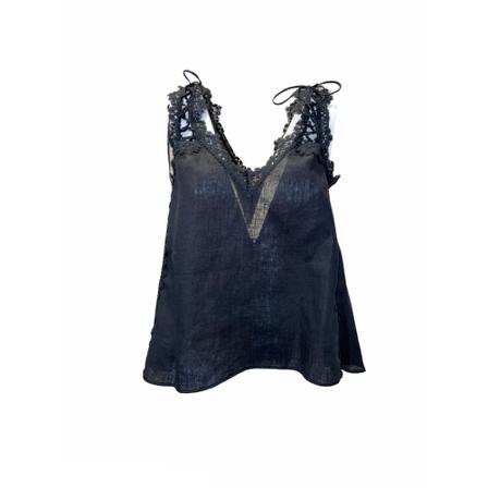 Ermanno Scervino Tank top Blå, Dame