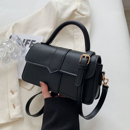 Olkalaukku Messenger Bag MUSTA