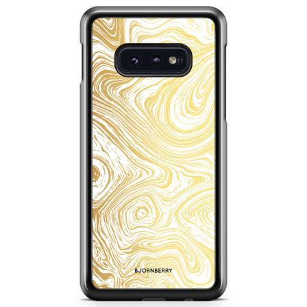 Bjornberry Skal Samsung Galaxy S10e - Guld Marmor