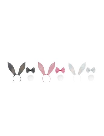 IPK | Bunny Accessory Set (Headband, Tail, Bow Tie) 3 Color Options | 0