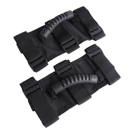 2 stk. Håndtag Sort Off Road Car Refit Interiørhåndtag Fortykket Forstærkende Taghåndtag Til Wrangler