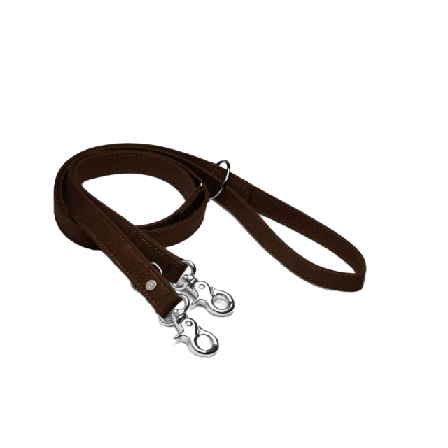 Denjo Dogs Multikoppel Signature Go Khakigrön 190 Cm - Hundtillbehör Brun L