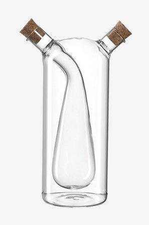 Leonardo - 2in1 för Olja och Vinäger CUCINA 90/340ml - Transparent - Kannor & karaffer - Från Homeroom