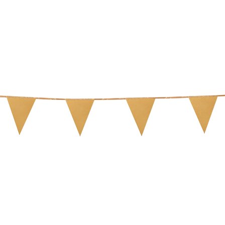 Flagguirlande Glitter Glans Guld