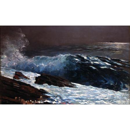 Sunlight On The Coast, 1890, Winslow Homer Brun