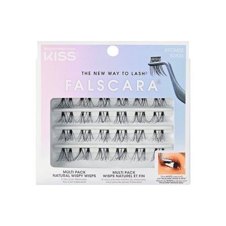 Kiss Falscara Natural Wisp Multipack Natural, Makeup, Øjenvipper, Kunstige Øjenvipper