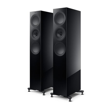 KEF R7 Meta Lattiakaiutin - Musta