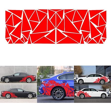 Rød-1 stk, 0,6*200CM, selvklebende blank universell klistremerke tr