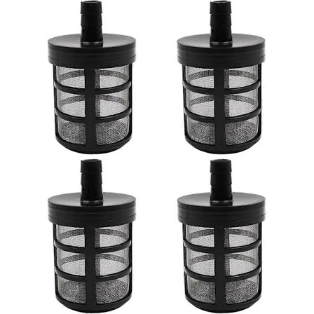 4 st Rörfilter Trädgårdsslangfilter Vattenpumps Sugfilter Vatten för Högtryckstvätt