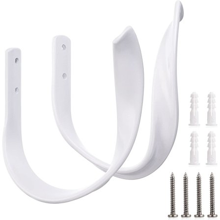 Delar Aluminiumlegering Gardin Hållare Dekorativa Vägg Draperier Ti