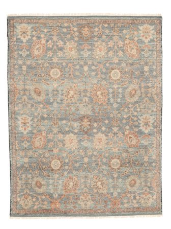 Noué À La Main Usak Indo Tapis 197X256 De Laine Orange/Marron