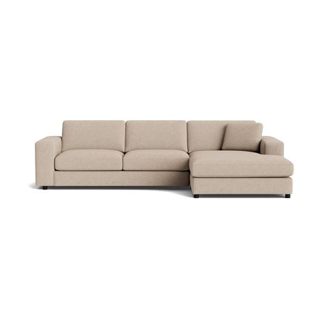 Oasis chaiselong sofa, højrevendt - Loop Beige - 294x151x79 - Sofa, chaiselong