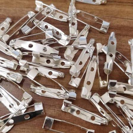 50 pakkauksen hakaneulat, rintaneulat askarteluun (25mm), hakaneulat koruihin ja askarteluun (hopea), hakaneulat rintaneulaan selkäsoljeille