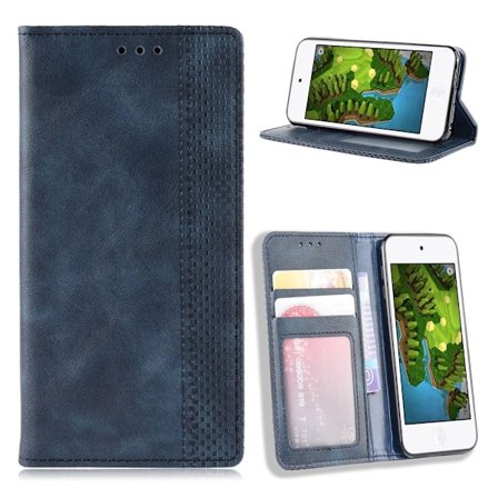 Bofink Vintage iPod Touch (2019) læderetui - Blå