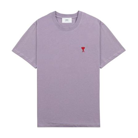 Ami Paris T-Shirts , Paars , Heren , Maat: L