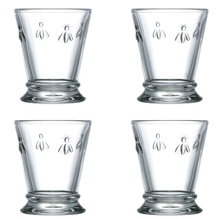 La rochère Abeille vannglass 26 cl 4-pakning, klar