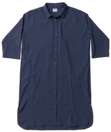 Houdini W's Route Shirt Dress Blue Illusion
