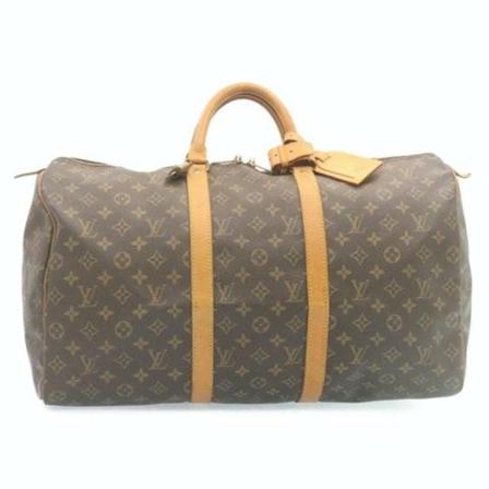 Louis Vuitton Vintage, Pre -owned Keepall 50 Bruin, Dames, Maat:ONE Size