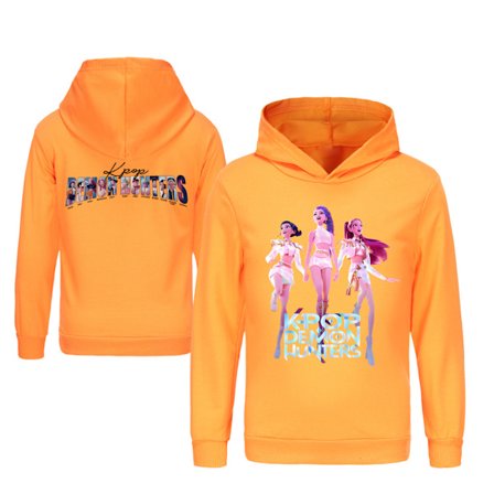 Kpop Witch Hunt børnehættetrøje med dobbeltsidet trykt kort hættetrøje