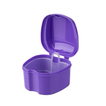 Oral Munnpleie Badeboks for proteser rengjøring av falske tenner med hengende beholder for rengjøring av falske tenner badeboks~02138