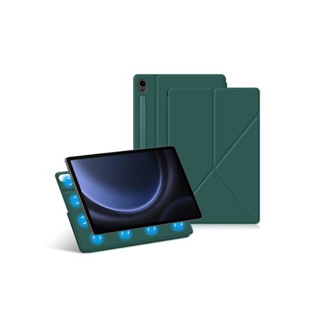 Fodral för Samsung Galaxy Tab S9 Fe Plus 12.4 Grön