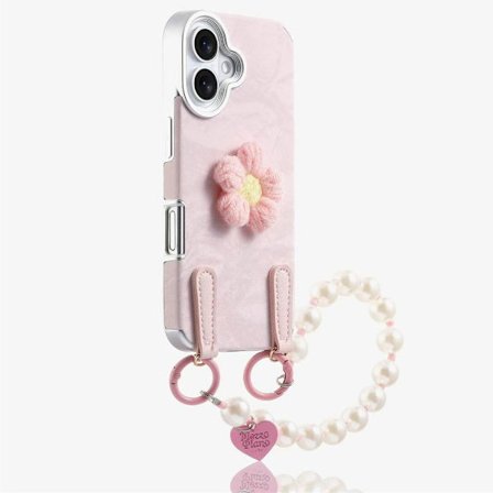 ING iPhone 16 telefondeksel med snor, egnet for jenter.