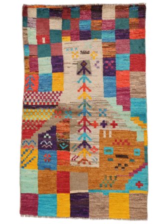 Ispirato Al Kilim Piccolo Moroccan Berber - Afghanistan 82X142 Lana, Tappeto