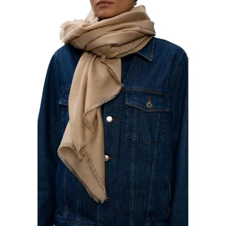 Moschino - Sjalar - Beige - Dam - Storlek: One Size, Dam, Storlek: ONE SIZE