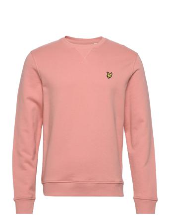 Crew Neck Sweatshirt Sweat-shirt Tröja Rosa Lyle & Scott
