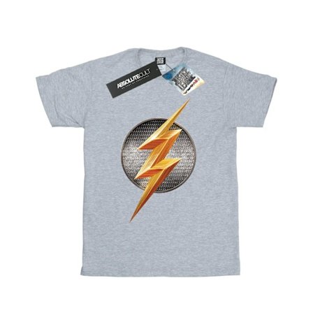 DC Comics Boys Justice League Movie Flash Emblem T-Shirt 5-6 år