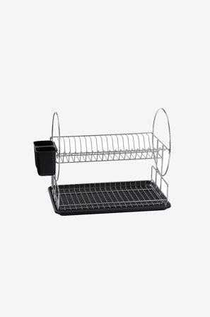 Dorre - Opvaskestativ Disa 2 plan - Sølvfarvet - Køkkenopbevaring - Fra Homeroom