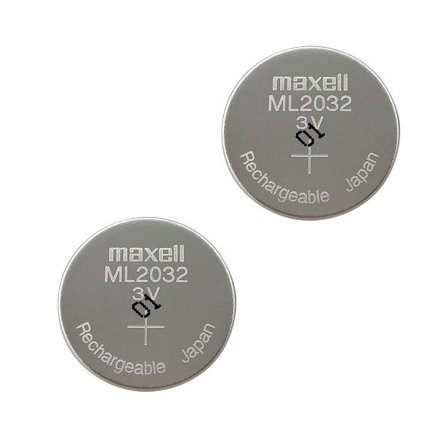 Genopladeligt ML2032 Lithium Knapcellebatteri Til Ure Lommeregnere Batterier