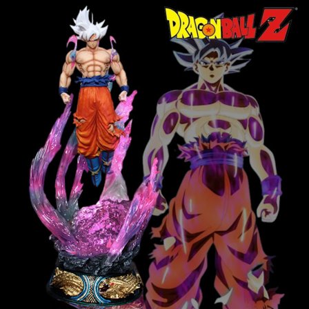 25 cm Dragon Ball Figur Son Goku Figur Super Saiyan Figurer PVC Model Statue Dukke Rumindretning Samling Ornament Legetøj Gaver (FMY)
