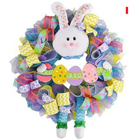 Påske Dørpynt Kanin Numse Og Ører Krans Påske Forår Udendørs Indendørs Hængende Velkomstkrans Ny