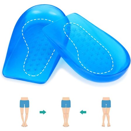 O/X Ben Ortopædiske indlægssåler, hælbeskyttelse Hælstøtte, hælgelpuder ortopædiske indlæg til supination og pronation