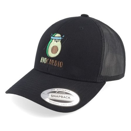 Berzerk - Svart trucker Keps - Avo Cardio Workout Black Trucker @ Hatstore