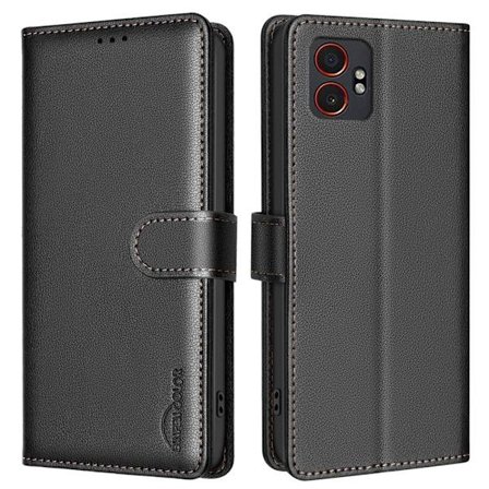 BINFEN COLOR For Samsung Galaxy XCover7 Pro Lommebok RFID-blokkerende Telefondeksel