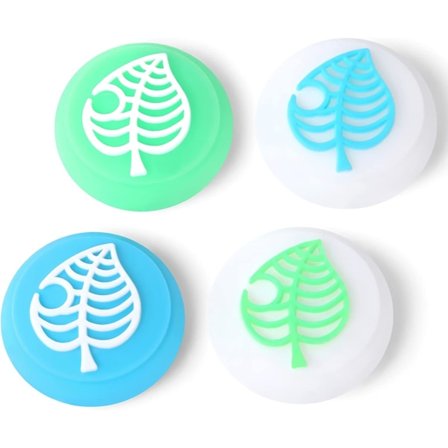 Söta tumgreppskåpor (blå + grön) för Nintendo Switch/Switch L