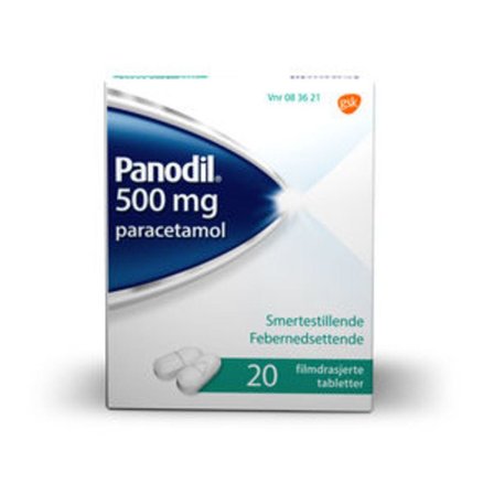 Panodil 500 mg tabletter 20 stk
