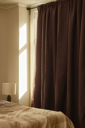 Jotex - Blendingsgardin - 1 Lengde - Ekstra Bred Kastanjebrun - NOCTIS - Kjøp Multifunksjonsgardiner hos Jotex