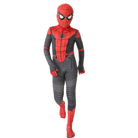 Spider Cosplay Outfit Cosplay barndräkt för hela kroppen 100 150