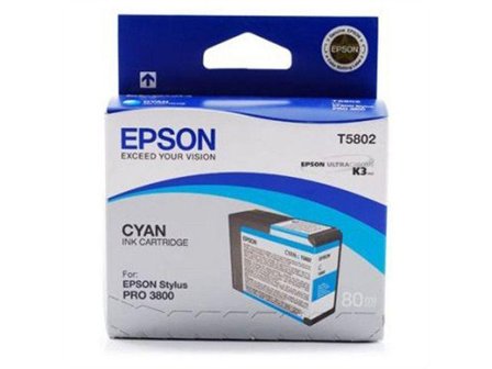 Epson T5802 - cyan - original - blekkpatron