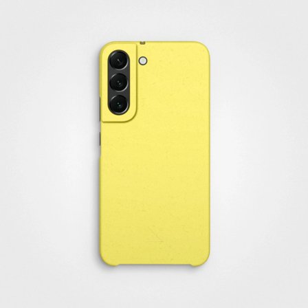 No Plastic-Handyhülle Neongelb, 100% zirkulär, Samsung S22 Plus
