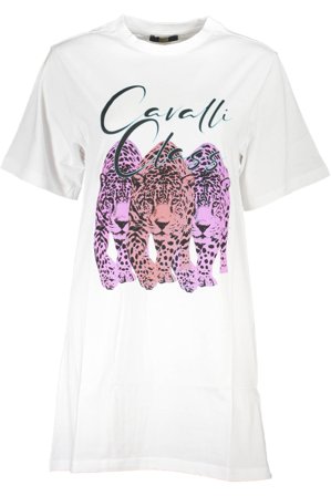 Cavalli Class Abito Corto Donna Bianco