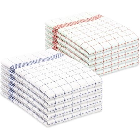 10 stk. Kjøkkenhåndklær 40 x 60 cm Kvalitets bomullsstoff Meget