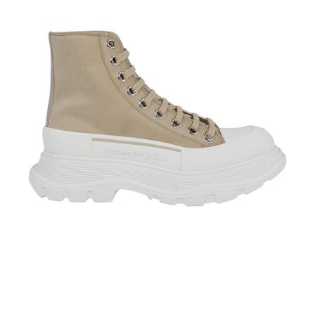 Alexander McQueen Laarzen , Beige , Dames , Maat: 38 1/2 EU Laarzen